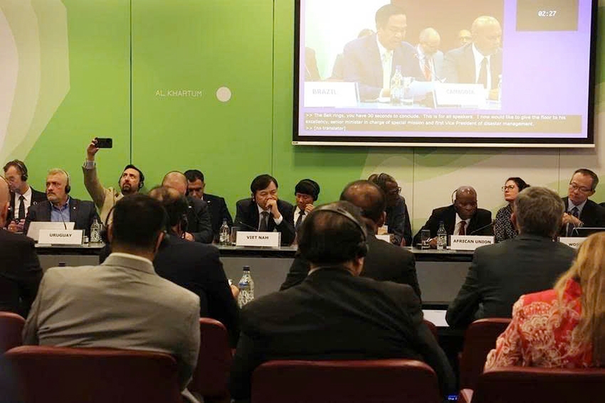 Vietnam attends Global Platform for Disaster Risk Reduction meeting